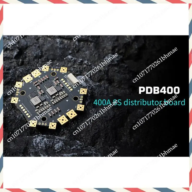 

-A21Z For Foxeer PDB400 8S 400A PDB Dual Battery Pad 12 Hubs For RC Multirotor Airplane Helicopter FPV Long Range Drone