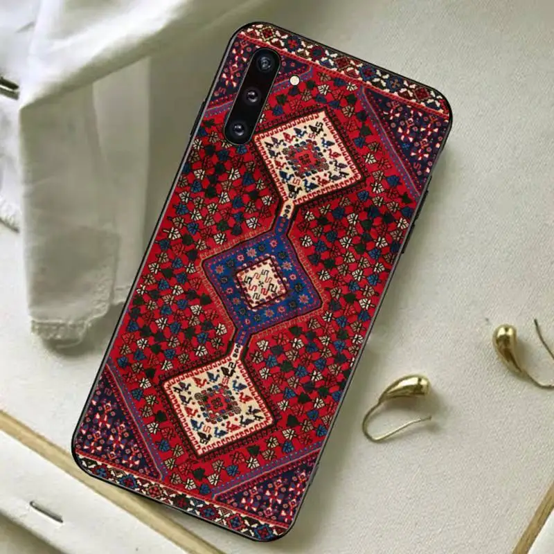 Persian carpet Floral pattern Phone Case for Samsung A51 A30s A52 A71 A12 for Huawei Honor 10i for OPPO vivo Y11 cover