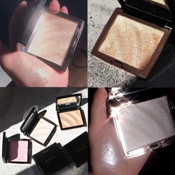 GUICAMI nowy zakreślacz makijaż Shimmer Powder paleta rozświetlaczy baza iluminator wyróżnij kontur twarzy złoty Bronzer