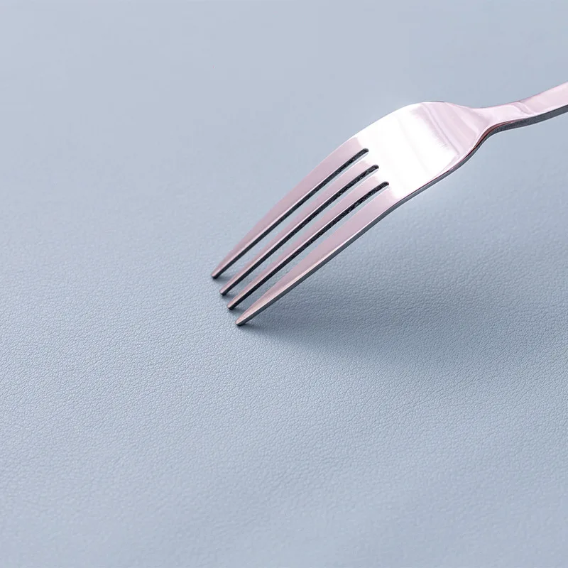 Leather Mouse Pad Solid Colors Simple Double Sided Small Mouse Pad Flat Table Mat Waterproof Antifouling Dustproof Scald Proof