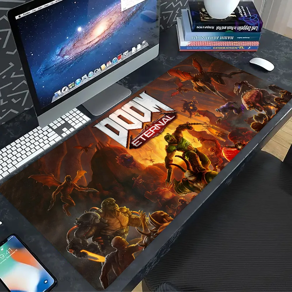 HD D-Doom Mousepad Large Gaming Mouse Pad LockEdge Thickened Computer Keyboard Table Desk Mat