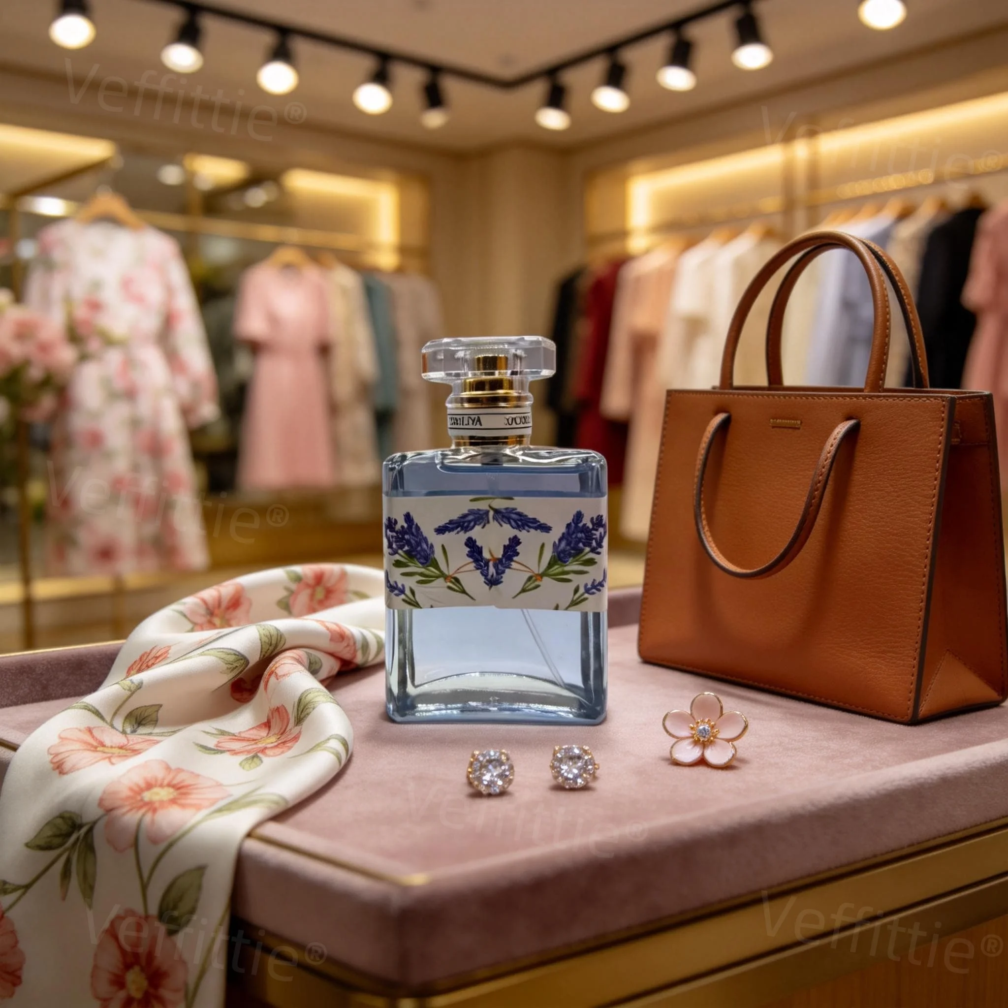 

Evening Gala Lavender Floral Perfume 50ml, soft violet musk notes, elegant wear for formal dinners, all-day fresh