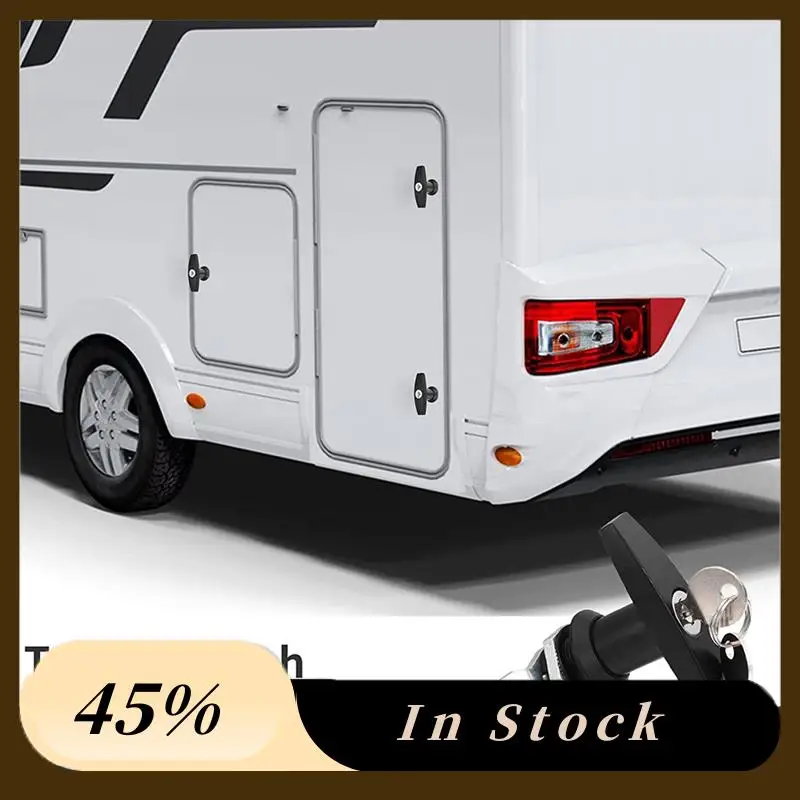

A60Z Top T-Handle Door Lock Truck Cap Locking With 2 Keys For Most Brand Of Truck Cap Toppers Tops Black