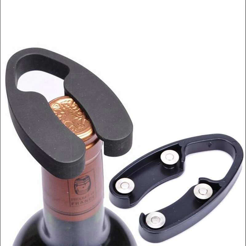 

Professional Wine Bottle Opener With Built In Foil Cutter Stainless Steel One Piece Design For Easy Opening Essential Bar Tool
