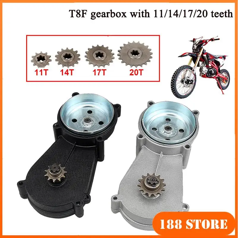 

Front Gear Box Sprocket T8F 11 14 17 20T 20 Tooth Pinion For 47cc 49cc Minimoto Mini Bike Moped Scooter