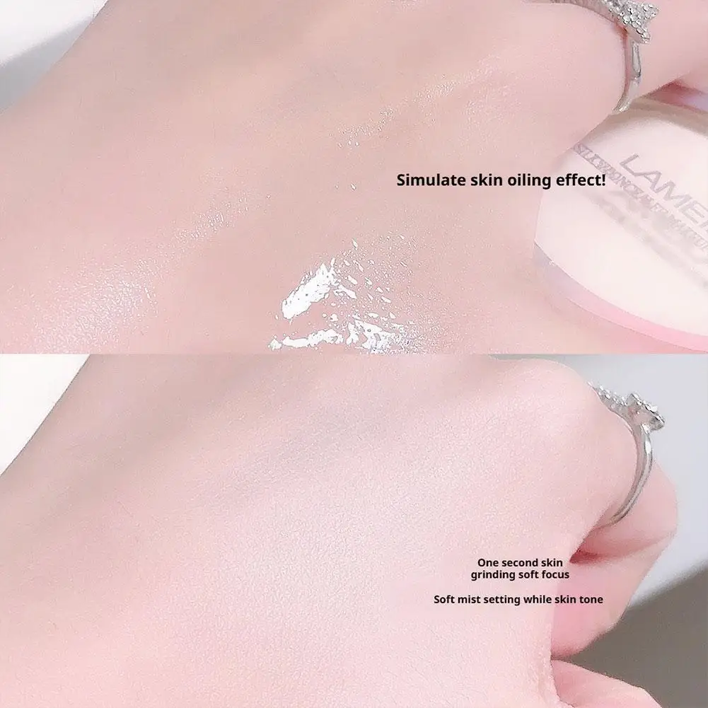 Puder wygładzający z efektem soft focus, kontrolujący wydzielanie sebum, wodoodporny, długotrwały, wykończeniowy puder do makijażu, redukujący widoczność porów, korektor, upiększający prezent dla kobiet.