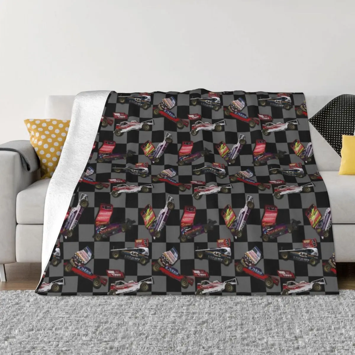 

Stock Car Racing - F1 Stock Cars racing - Cayzer Racing Throw Blanket Kid'S Sofas Fashion Sofas Bed linens Blankets