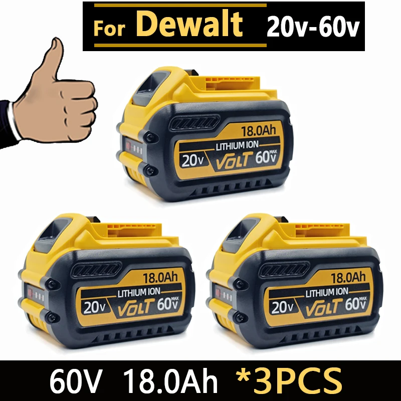 Originele Dewalt 20V oplaadbare gereedschapsbatterij DCB200 DCB201 DCB206 20v 6AH 8AH 12AH. Voor Dewalt 18V 20V gereedschapsbatterij.