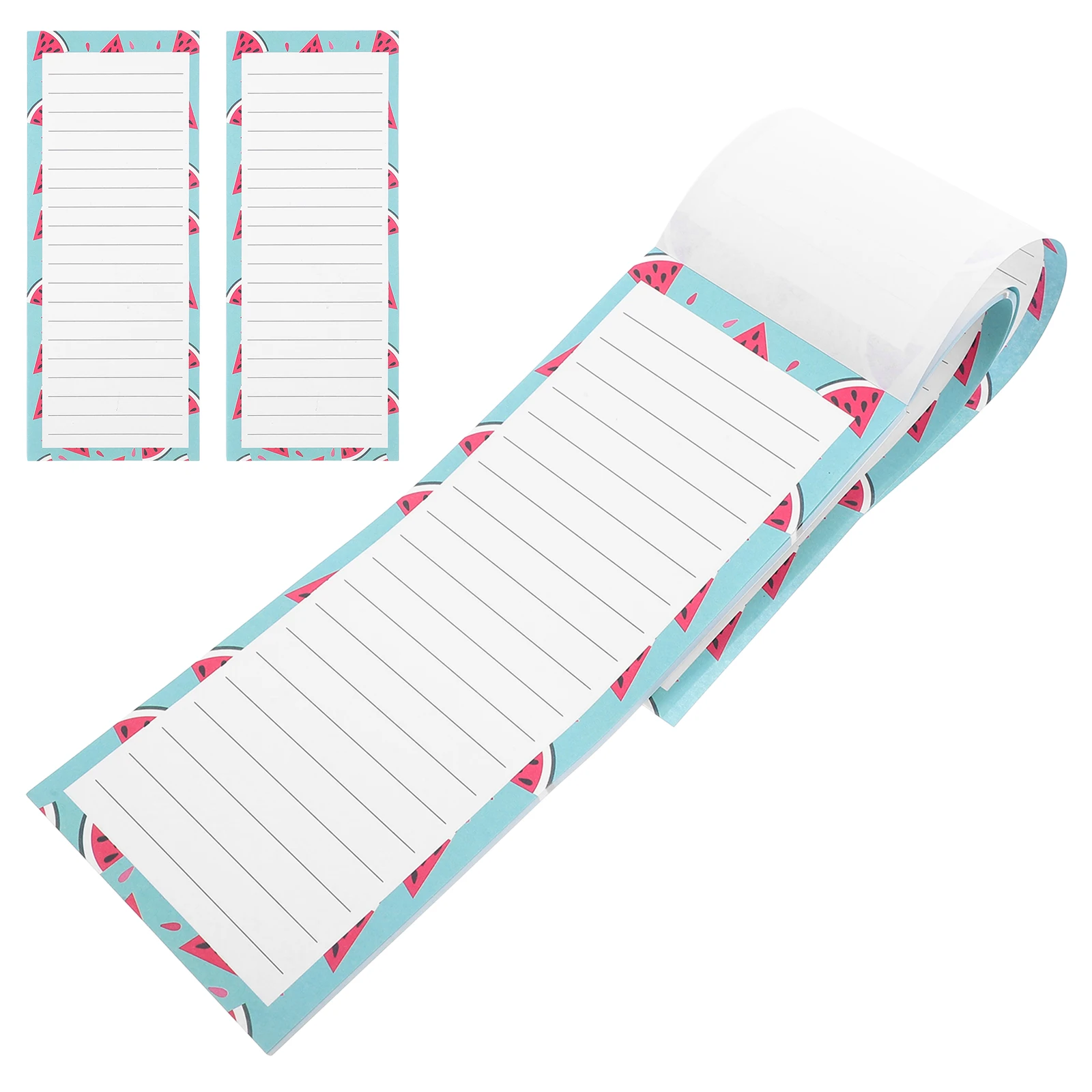 3pcs Magnetic Notepad Smooth Writing Tear Resistant Pages for Fridge Grocery List Notebook Home Office Refrigerator Note Pads