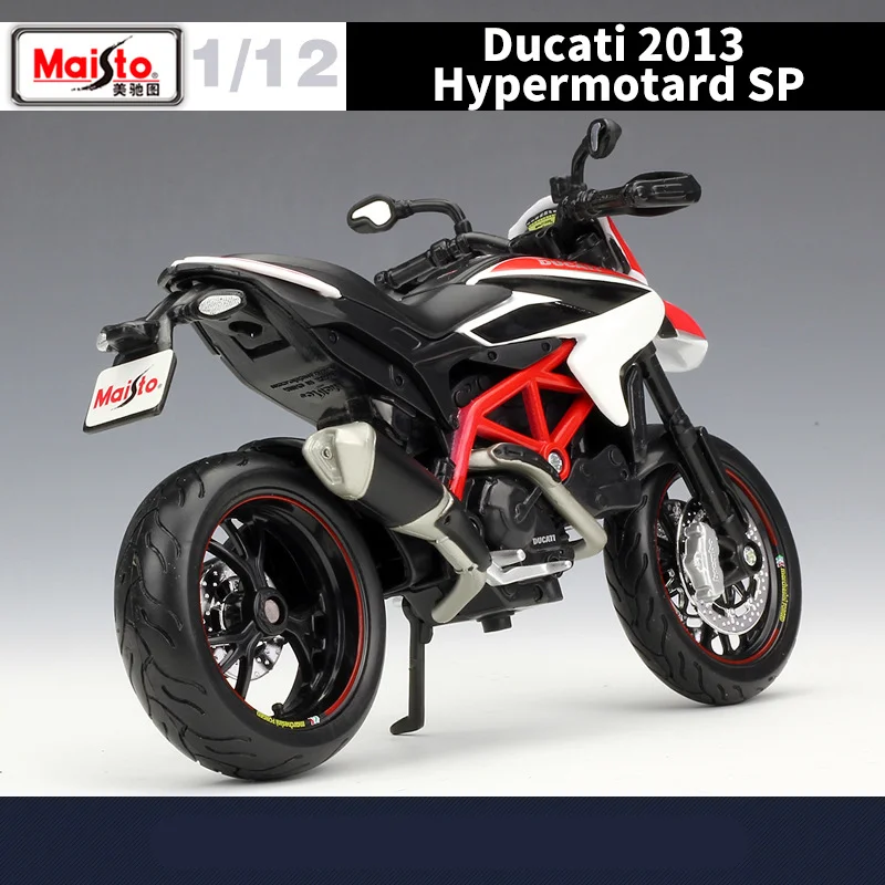 Maisto 1:12 DUCATI 2013 Hypermotard SP Alloy Racing Motorcycle Model Simulation Diecast Metal Street Motorcycle Model Kids Gifts