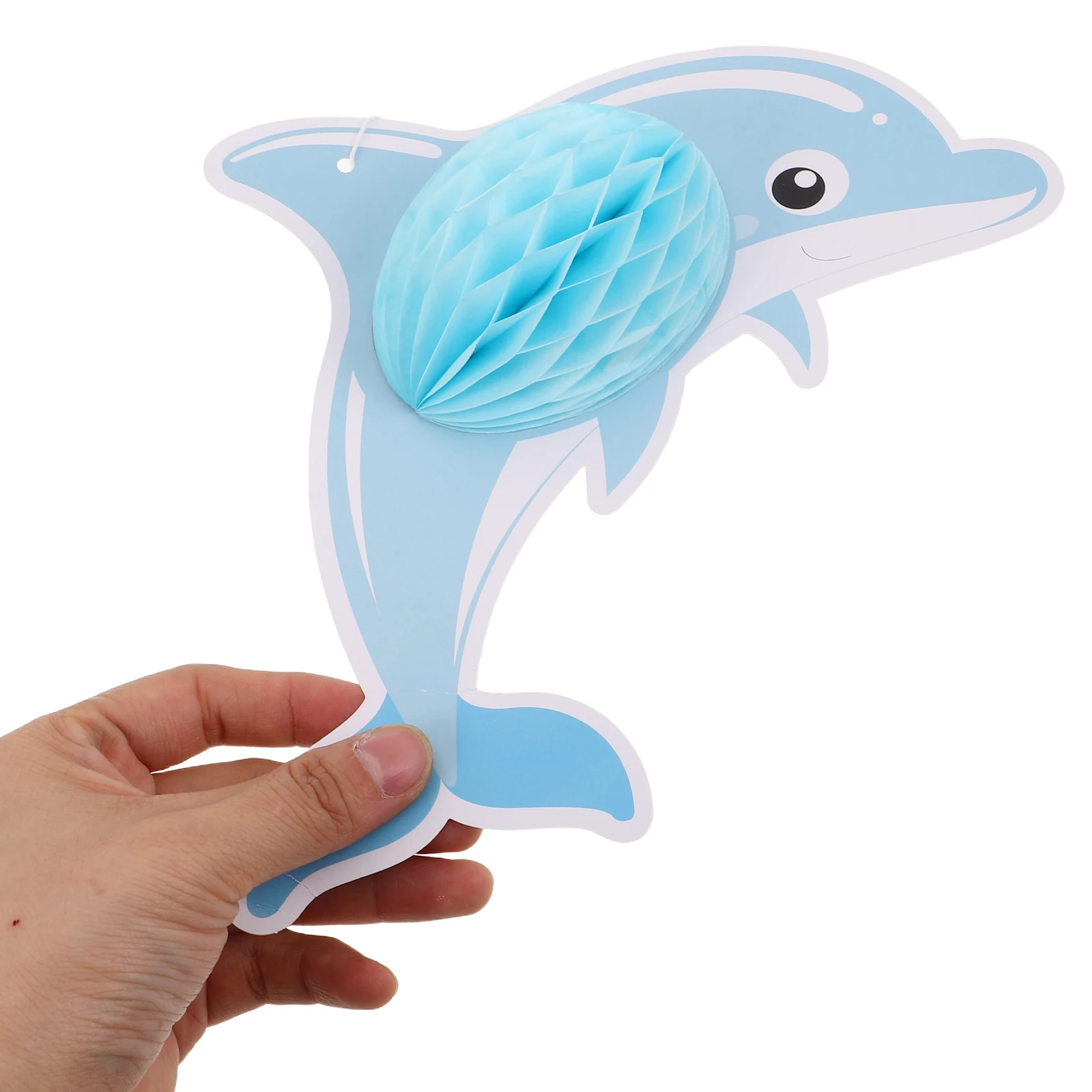 

11 Pcs Tropical Fish Marine Style Decorations Pool Party Paper Mermaid Honeycomb