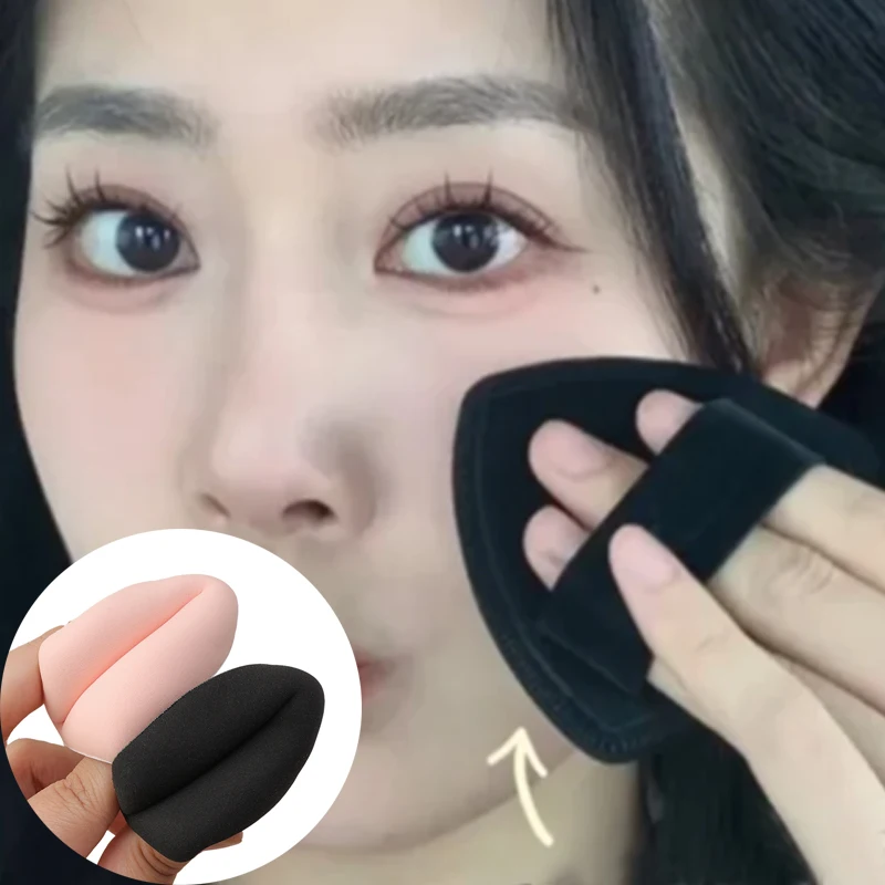 Black Cosmetic Puffs Professional Soft Cotton Makeup Sponge Women Concealer Foundation Powder Puff Korean Beauty Tool Accesories