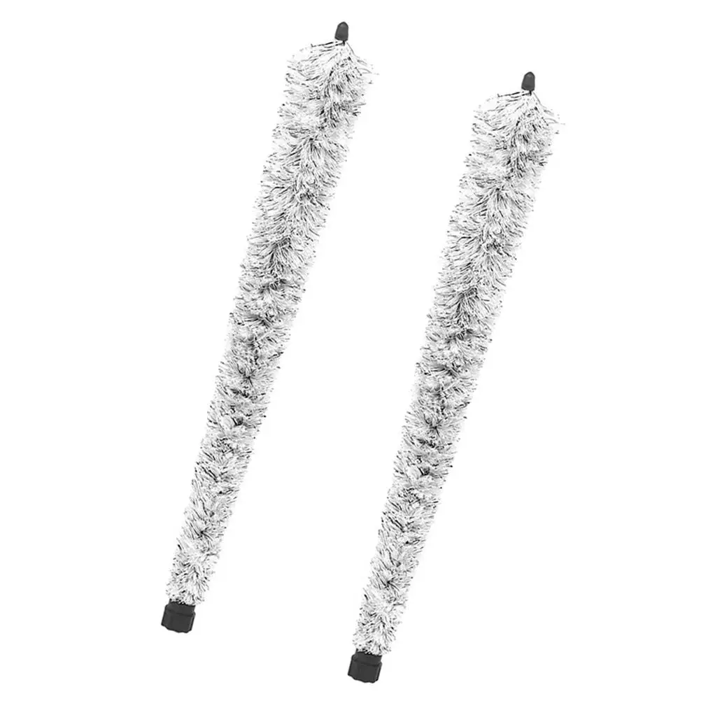

2 Pcs Alto Sax Cleaning Brush Black White Cotton Thread Inner Wall Wiping Musical Instruments Care Kit Clarinet Mouthpiece Long