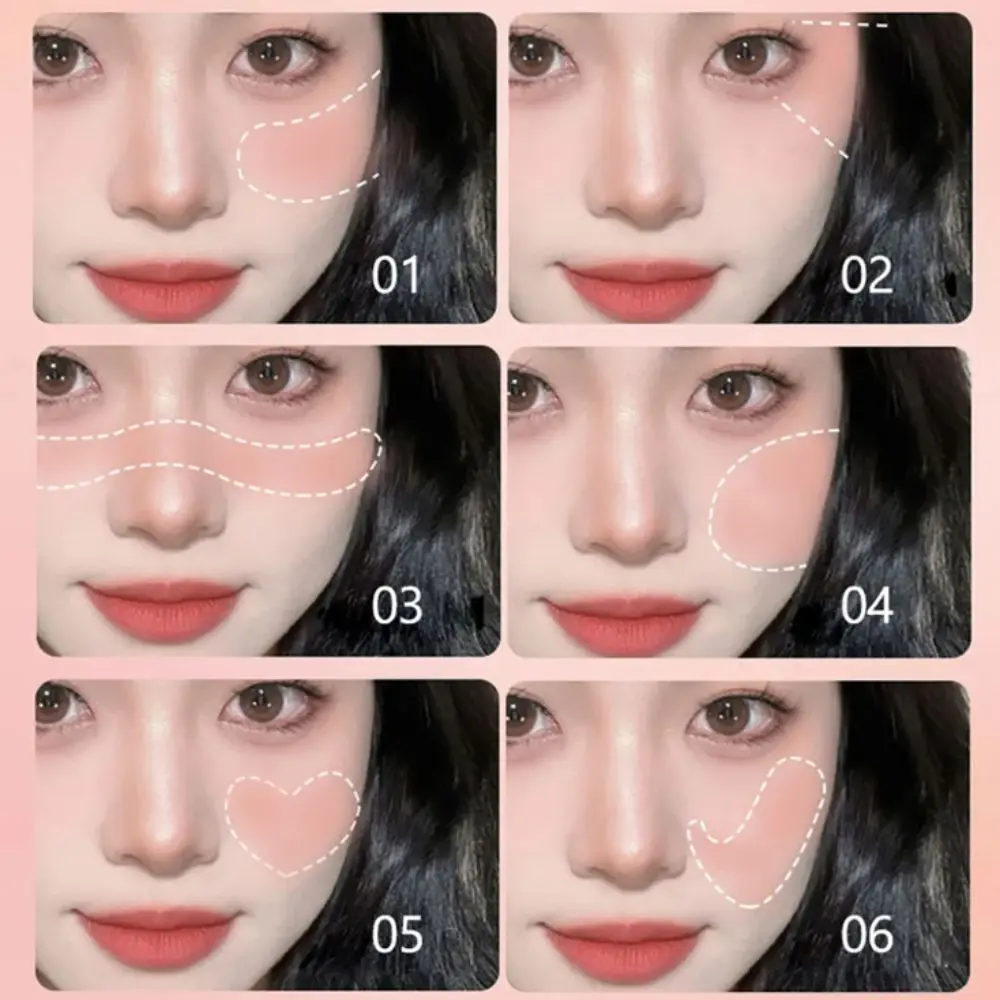 3 cores blush stick fosco hidratante rosto blush cor melhorando creme de blush líquido para bochecha de longa duração