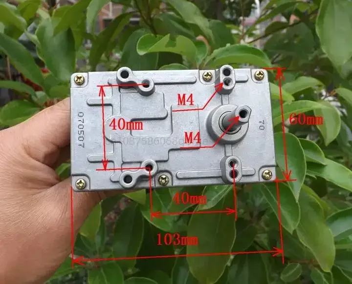 555 Metal Gear Motor 12V-24V DC Gear Motor