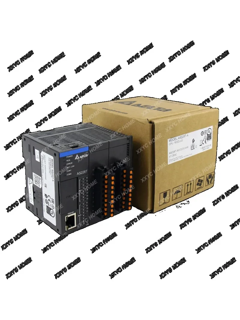 Delta 100% asli PLC 60-point host 36DI/24DO (NPN/relay/24Vdc/0.5A) 2-way 100K input/output 20K input/output AC PLC