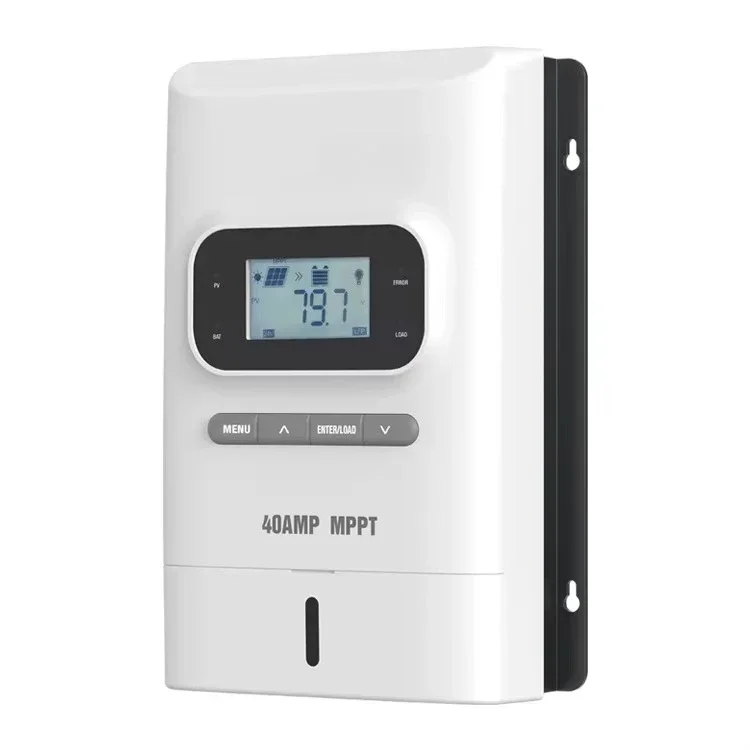 جهاز التحكم بالشحن بالطاقة الشمسية 40 أمبير MPPT عالي الكفاءة بنسبة 99% خصم عاكس الشبكة للنظام الشمسي