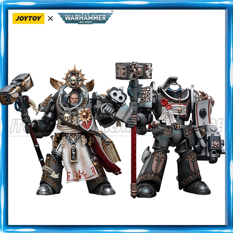 

[В наличии] игрушка JOY TOY 1/18 фигурки героев 40K серая Рыцари Grand Master Voldus аниме модель игры подарок