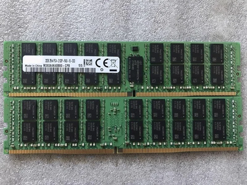 

For Samsung 32G 2RX4 PC4-2133P DDR4 REG Server Memory Stick M393A4K40BB0-CPB