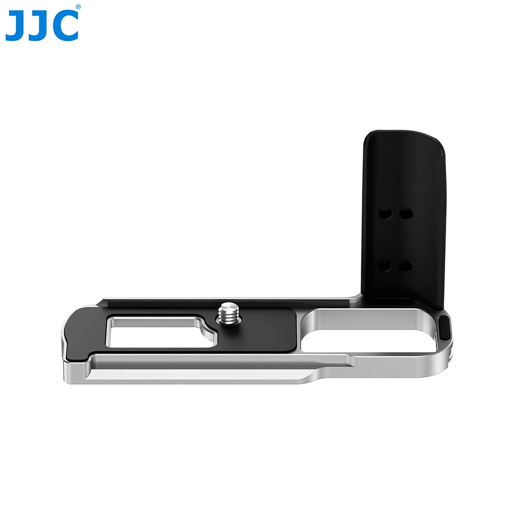 JJC Metal L Bracket Handle Hand Grip for Panasonic Lumix L10 DC-L10 Handgrip Grip w Arca Type Quick Release Plate Tripod Mount