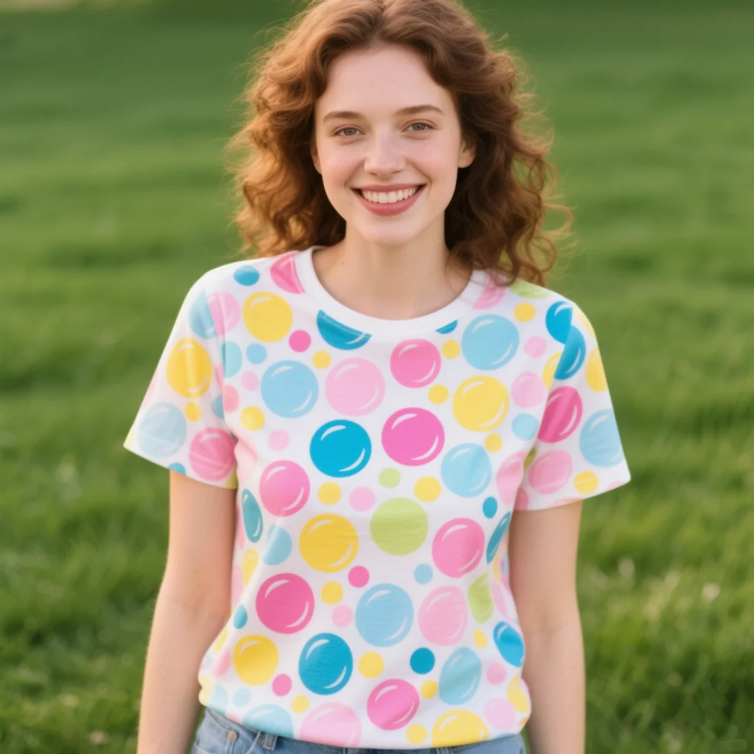

Fashionable Women's Summer Casual T-Shirt - Short Sleeve Round Neck Quick-Drying and Breathable Wildly Variegated Patterns