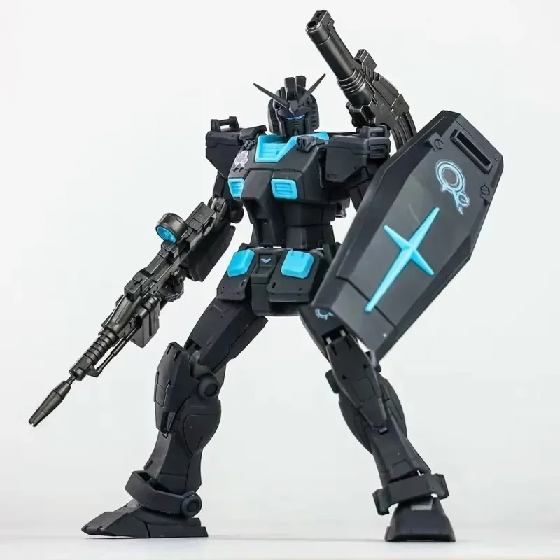 Ganso RX-78-2 النيون الأزرق إعادة تدوير طبعة محدودة 1/144 مقياس الجمعية أطقم منمذجة عمل الشكل الديكور للأطفال لعبة هدية