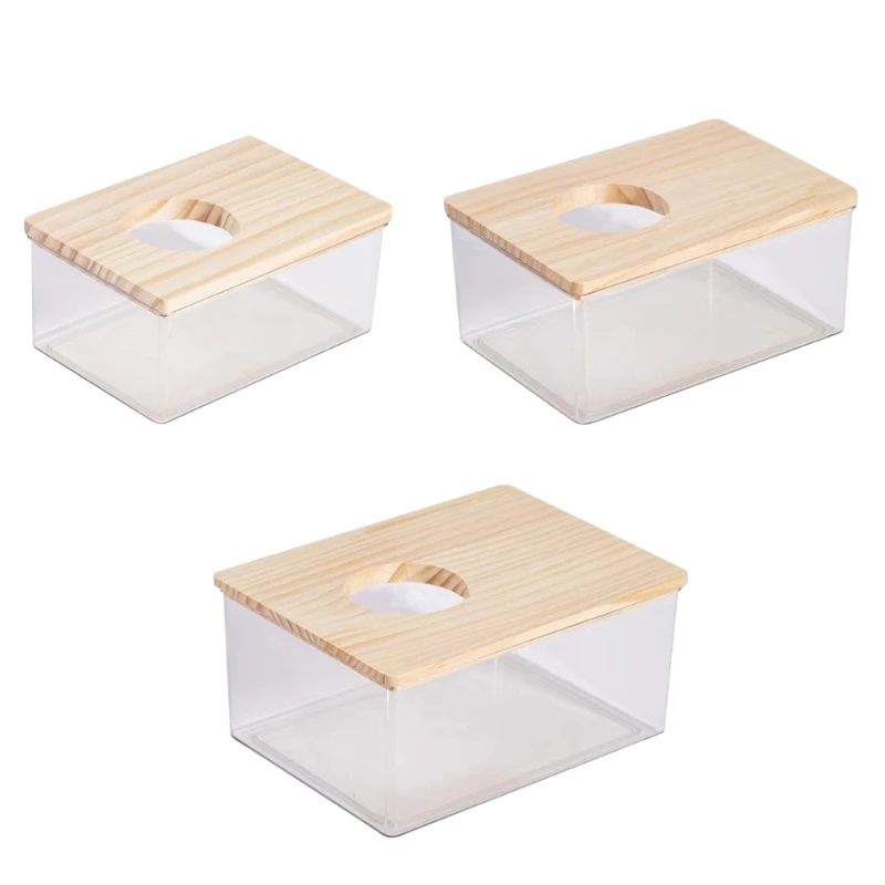 

Pet Sand Bath House Acrylic Sand Bath Containers for Hamster Habitat Decoration