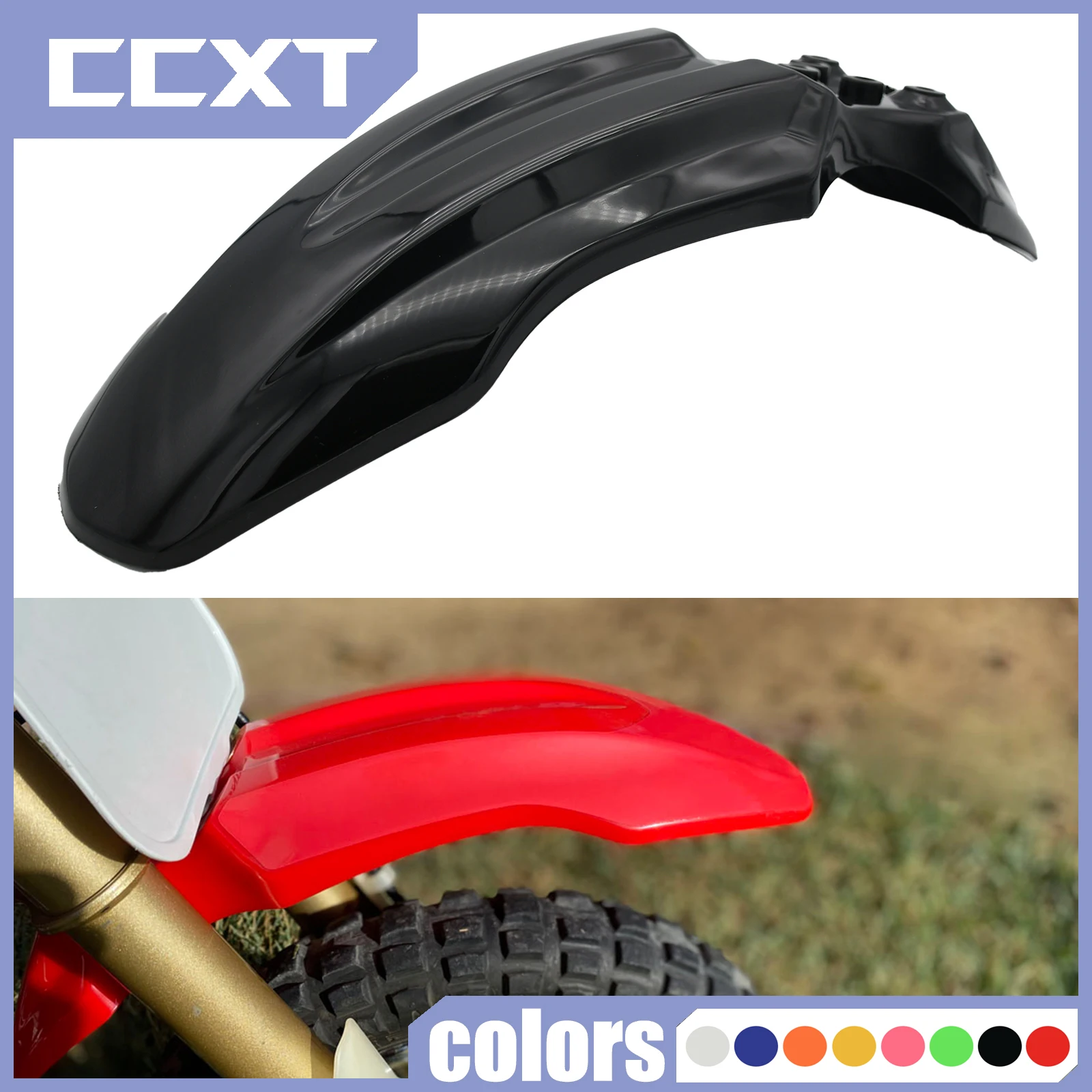 Motorcycle Front Fender Wheel Mudguard Mudflap Cover For Honda CRF50 2004-2022 XR50 2000-2003 Universal Dirt Bike Accessories