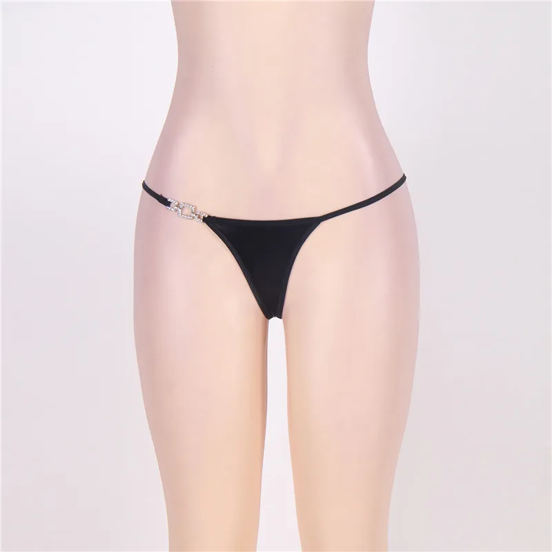 Comeondear Rhinestone Underwear Lingerie Low-Rise Diamond Briefs Sexy Panties Hot Sale Plus Size Panties 3XL Thong And G strings