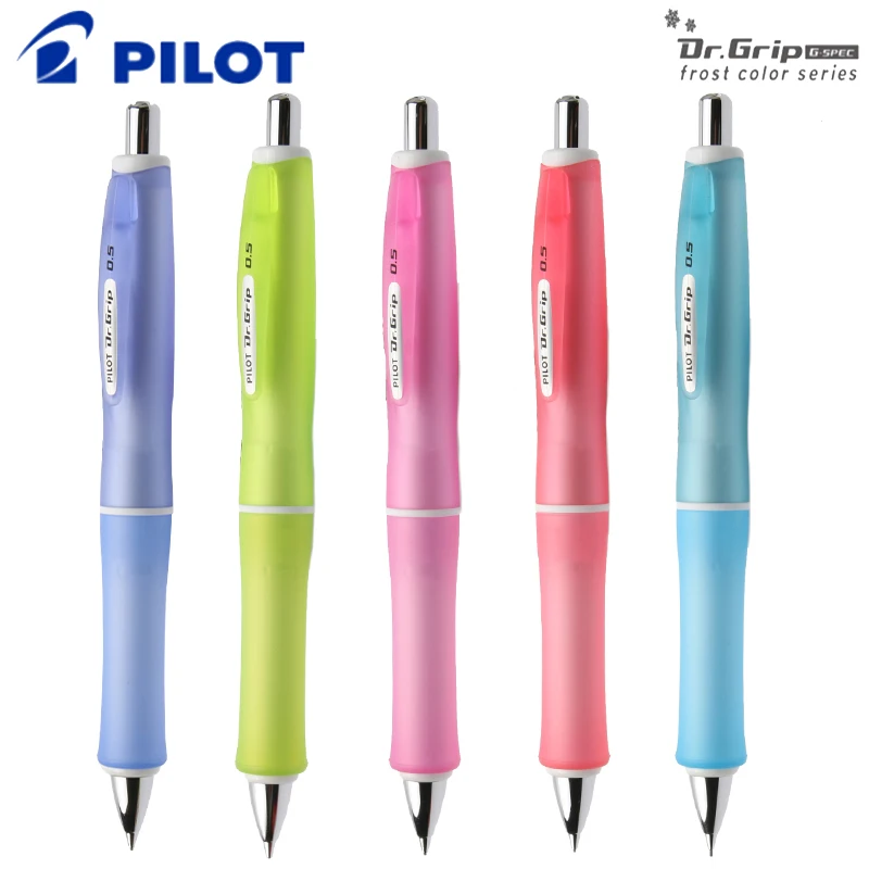 1pcs PILOT HDGS-60R Shake Out Lead Mechanical Pencil Candy Color Soft Grip 0.5mm Propelling Pencil Japanese Stationery