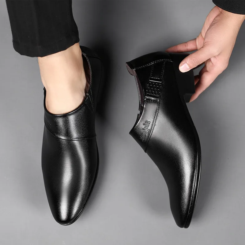 Oxfords sapatos de couro para homens de negócios de luxo sapatos de festa de casamento sapato de trabalho de escritório 2025 novos mocassins masculinos tamanho grande 38-50