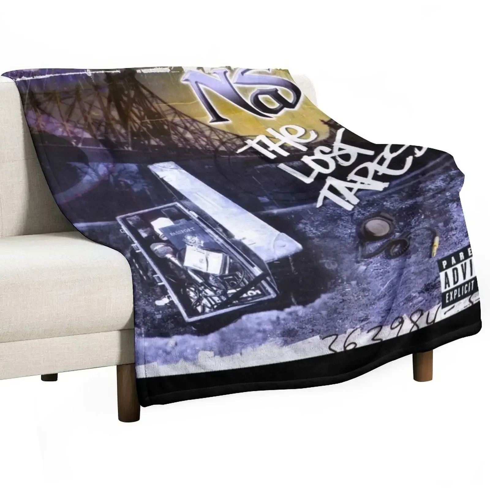 Nas the lost tapes Throw Blanket anime Large Summer Hairys Stuffeds halloween Blankets