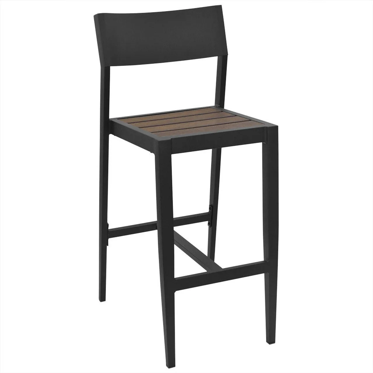 Commercial Grade Outdoor Chair Aviation Aluminum Alloy Patio Furniture Set Cafe Chairs and Table