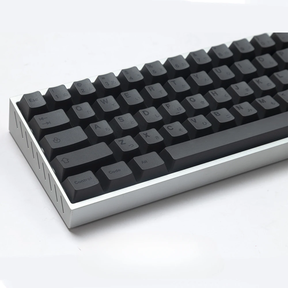 GMK Minimalist Gray Keycaps PBT Cherry Profile Black 138 Keys Cap for MX Switches Mechanical Game Keyboard Keycap DIY