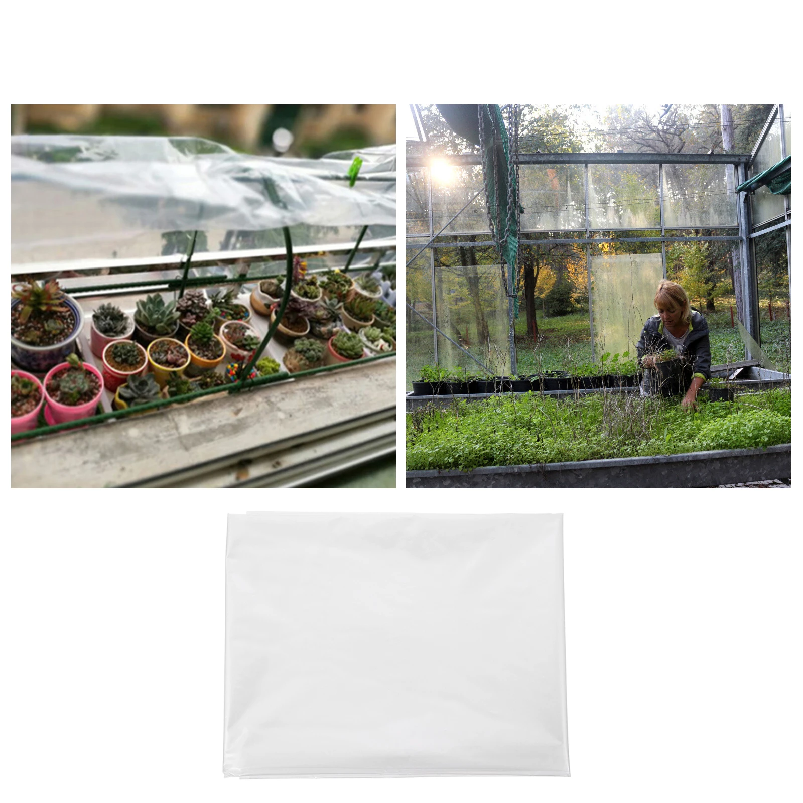 

Dustproof Cloth Greenhouse Membrane Tarpaulin Water Cold Weatherproof Plants Tent Cover Rain Waterproof PE Elasticity
