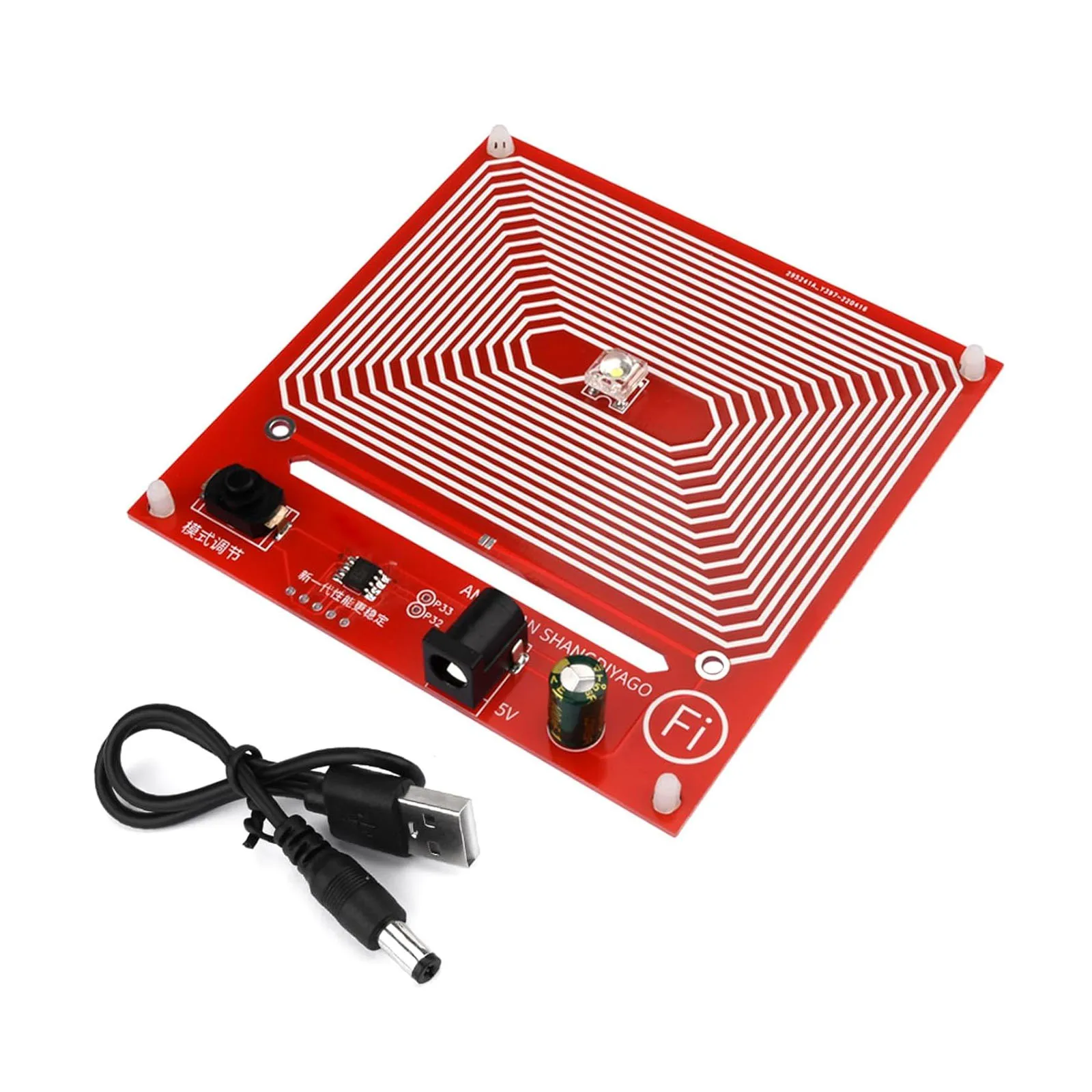 7.83Hz Schumann Signal Generator, 0.1-30KHZ Ultra-Low Frequency Pulse Generator Audio Resonator Sine/Square/Inverted Square Wave