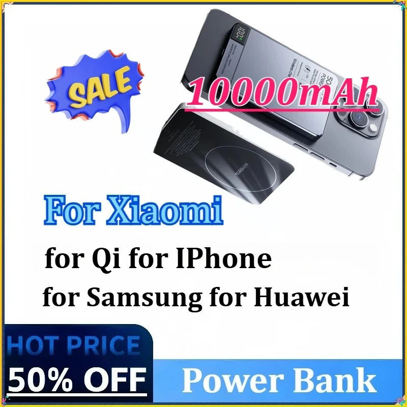 

10000mAh Power Bank Magnetic Wireless Charger PD20W Fast Chargin for Qi for IPhone for Samsung for Huawei for Xiaomi