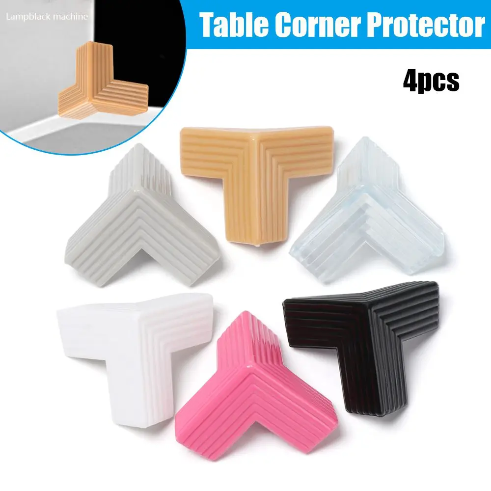 Soft Desk Safety Edge Protection, Strip Anticolisão, Corner Guards, Table Corner Protector, 4Pcs
