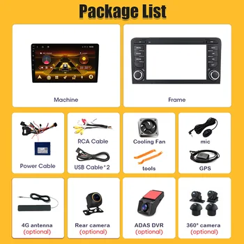 適用於Audi A3 8P 2003-2012 的 Android 15 S3 RS3 車載收音機智慧系統,支援 GPS 導航、CarPlay、觸控螢幕、RDS、8 核心處理器、Wi-Fi 和 5G 網路 8 最佳銷售 奧迪A3 8P1 - №3