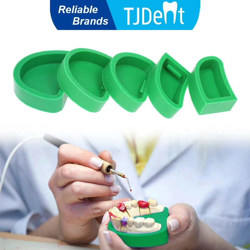 

TJDent Dental Silicone Rubber Base Moulds Plaster Model Dental Lab Tools Gypsum Carving Dental Clinic Material Tool Green