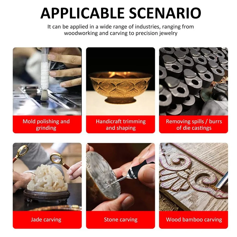 Engraving Pen Electric Engraving Tool Kit Rechargeable DIY Mini Engraver Etching Pen For Carving Glass Wood Stone Jan.