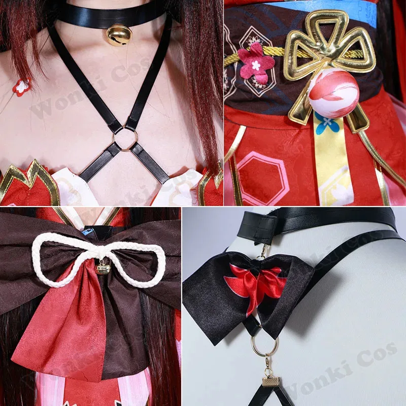 

dd12Star Rail Sparkle Cosplay Costume Wig Hair for Women Huahuo Costumes Game Carnival Outfits