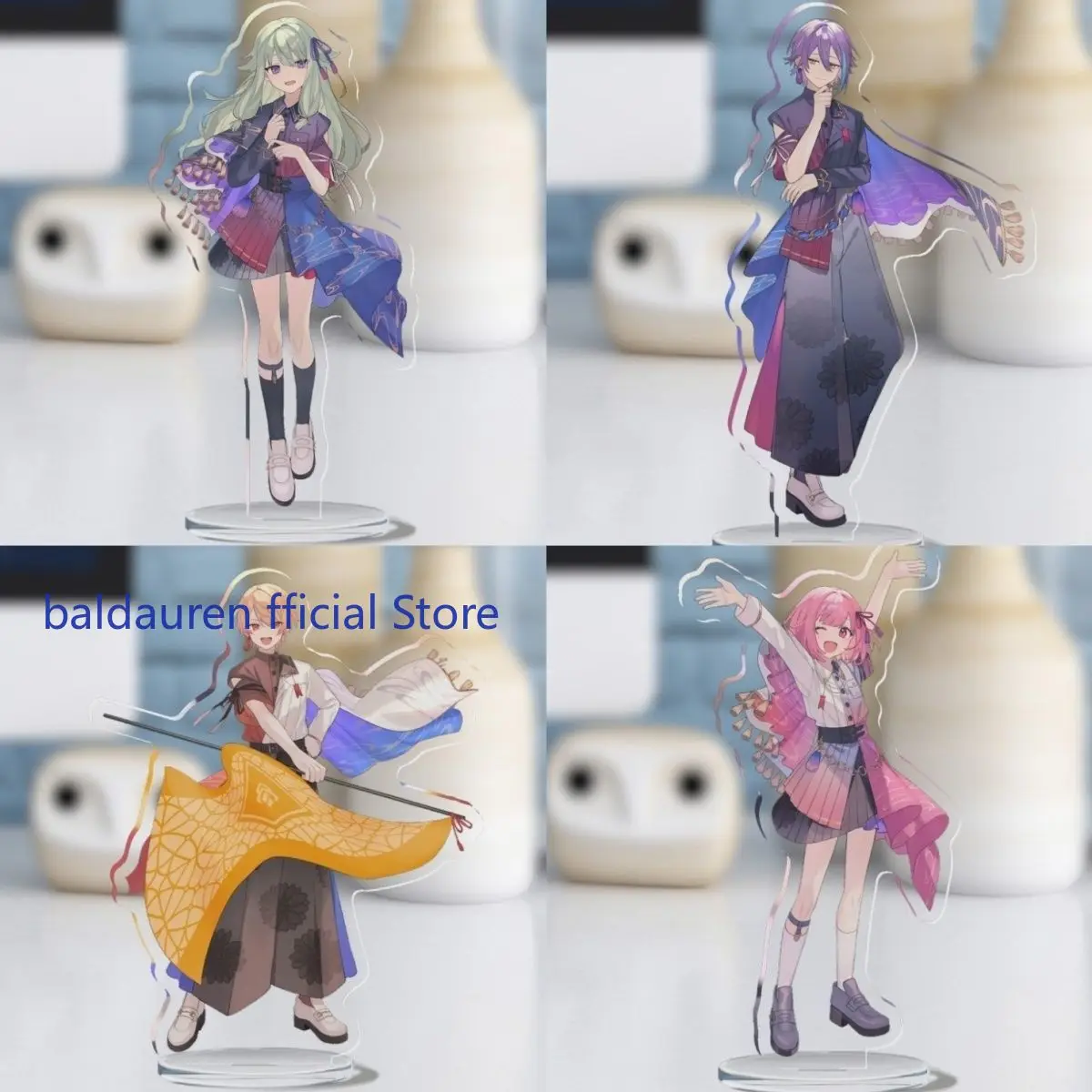 Project Sekai Kusanagi Nene Kamishiro Rui Tenma Tsukasa Tks Tms Otori Emu HD Interlayer Acrylic Stand Model Desk Display Decor