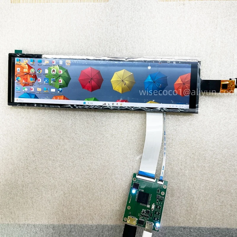 Wisecoco 8.8 Inch 1920x480 4:1 Touch Screen Display Kit LCD Module for AIDA64 PC Case Secondary Screen