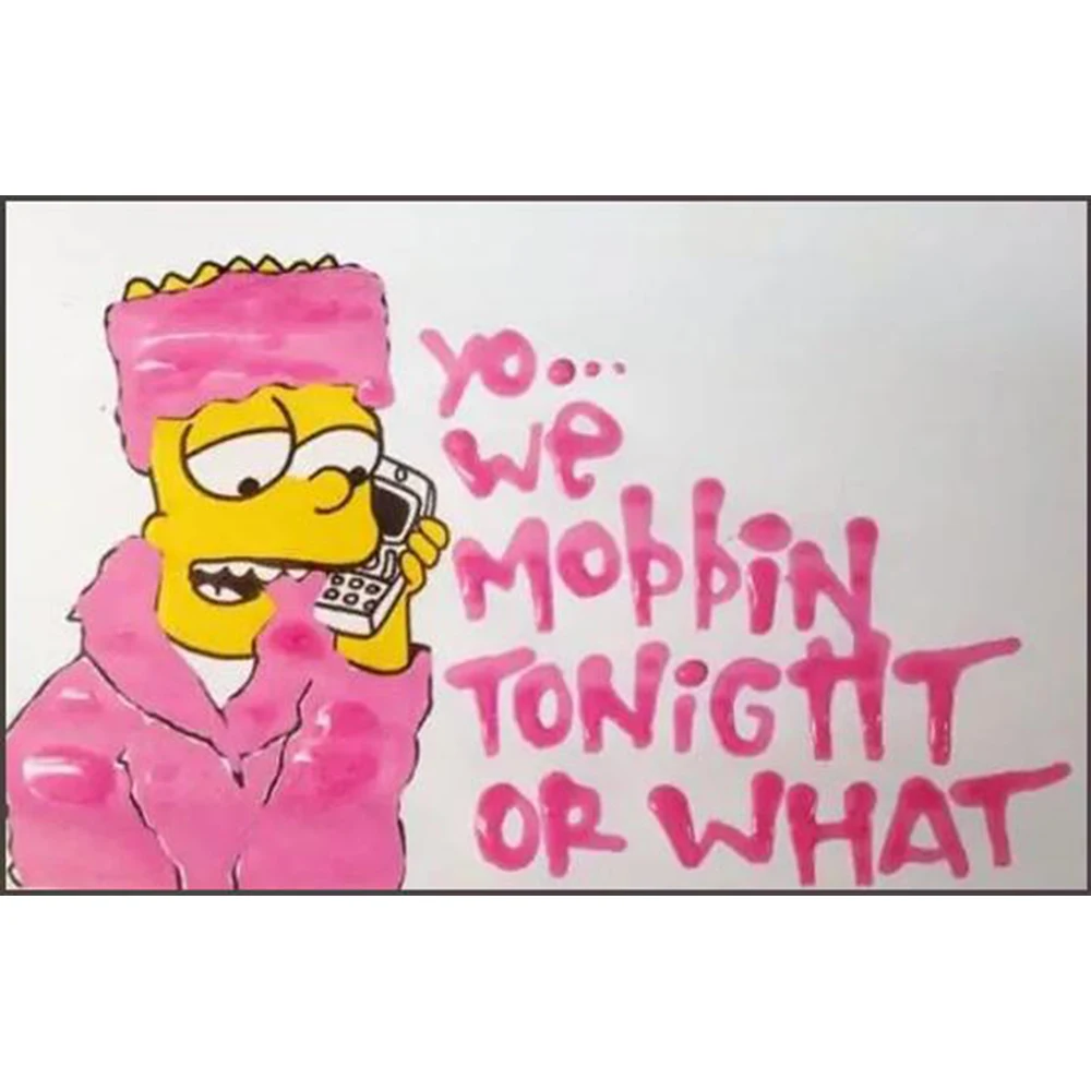 3x5ft FLAG BANNER With We Mobbin to night Or What