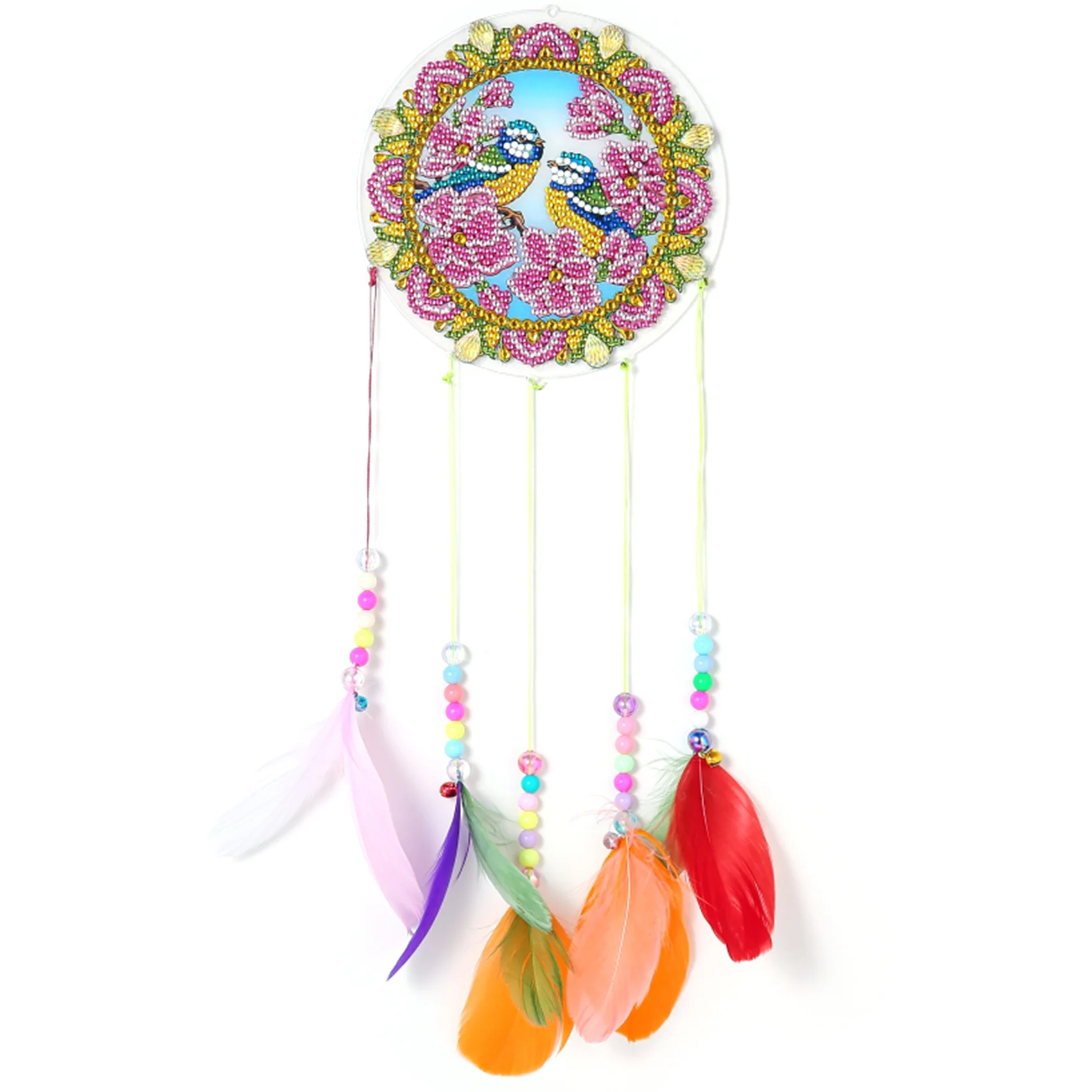 Diamond Painting Dream Catcher Wind Chimes Kit for Door Home Wall Decoration Diamond Embroidery