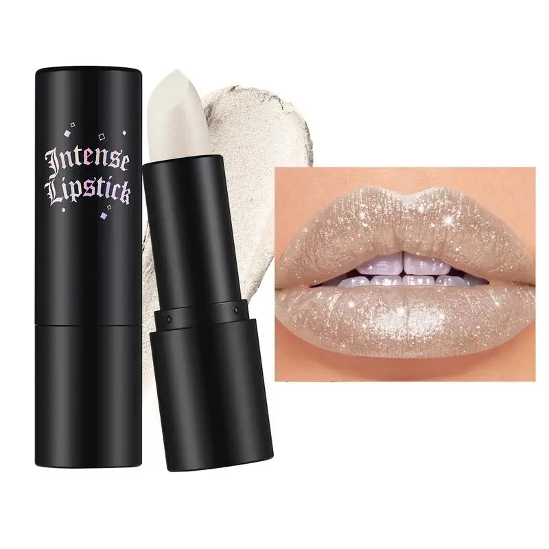 Abbagliante Glitter rossetto Goth rossetto Glitter perlescente rossetto Shimmer Lip Blam Diamond Lipstick Shimmer Shiny Lipgloss