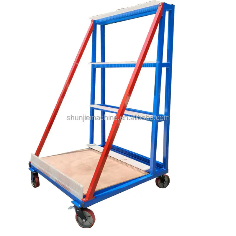 

1500KG Load Capacity Glass Classification Transport Turnover Trolley Glass Storage Rack Warehouse Rack Workshop Turnover Cart