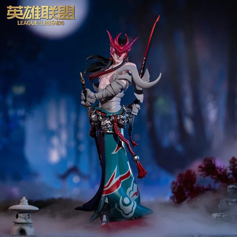 

30cm Anime Figure Game Statues League Of Legends The Unforgotten Yone Action Figure Official Authentic Around The Game