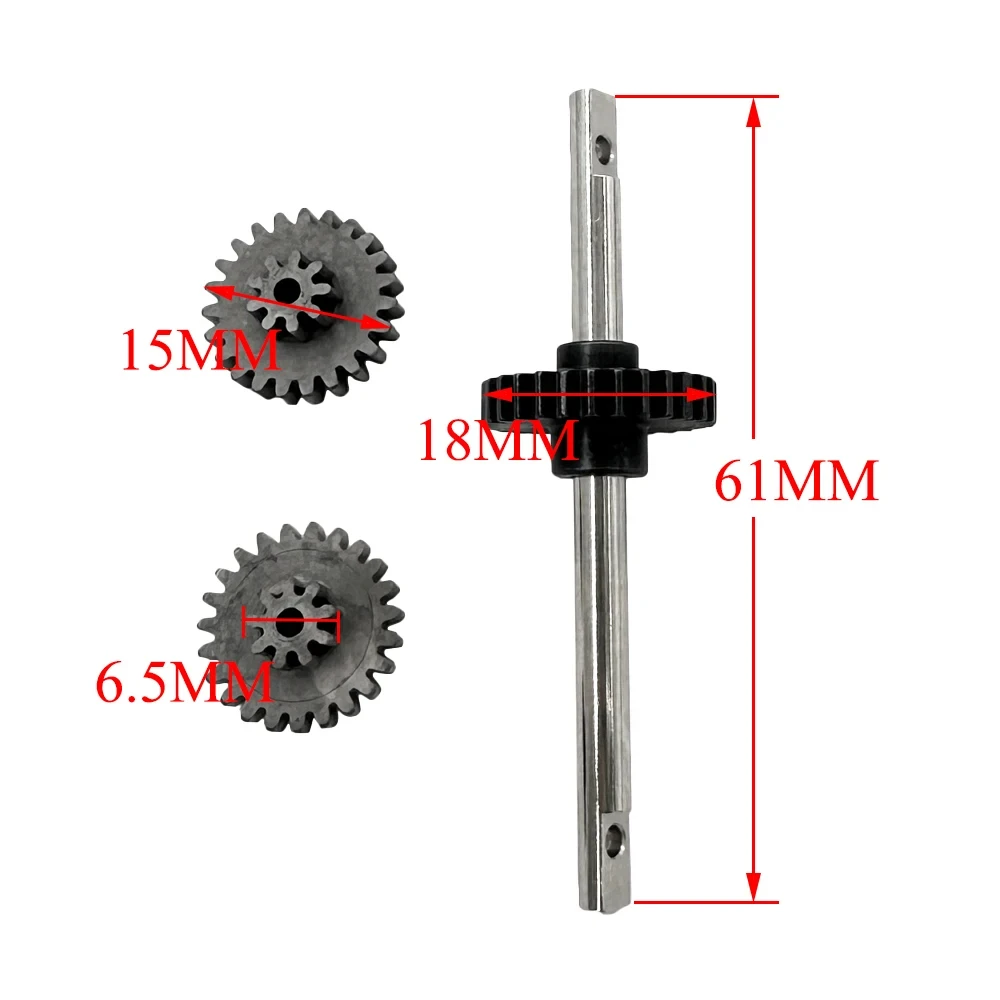 Engine Gearbox Housing Motor Drive Shaft Metal Gear Transmission Gearbox Assembly Suitable for MN82 MN78 1/12 Remote Control Car